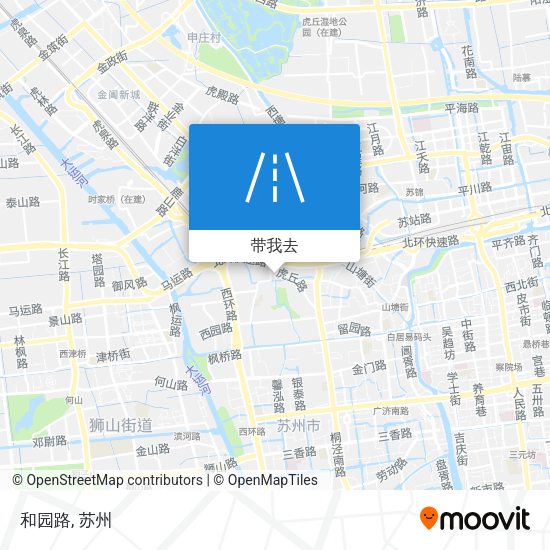 和园路地图