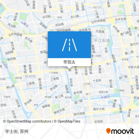学士街地图