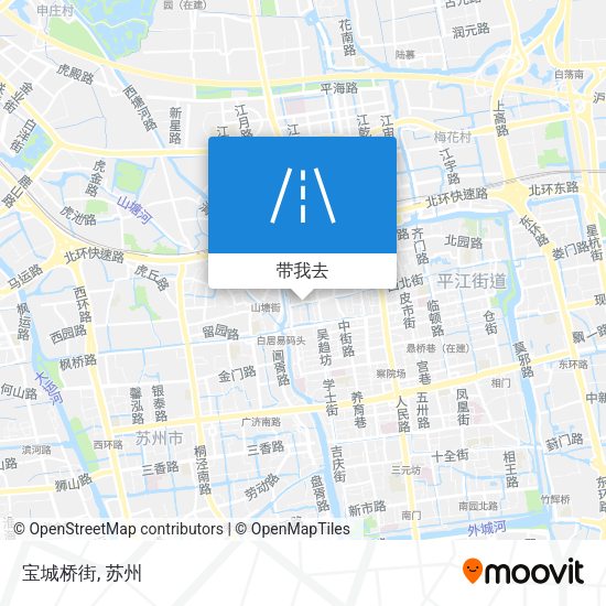 宝城桥街地图