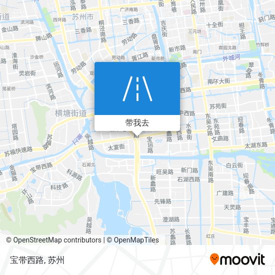 宝带西路地图