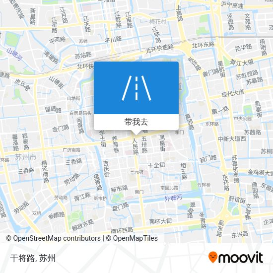 干将路地图