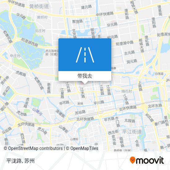 平泷路地图