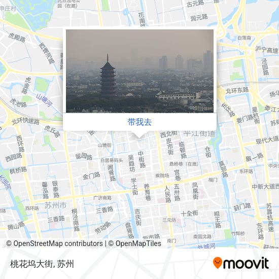 桃花坞大街地图