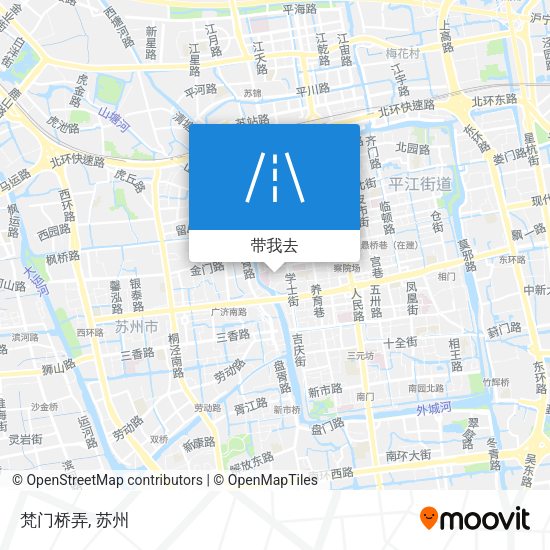 梵门桥弄地图