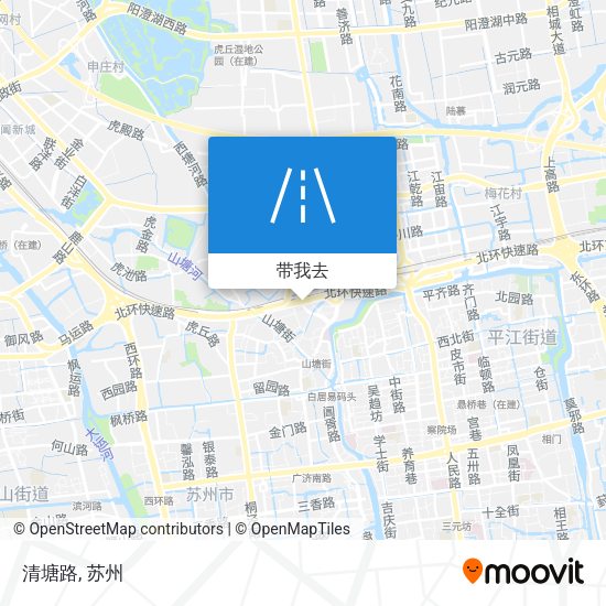 清塘路地图