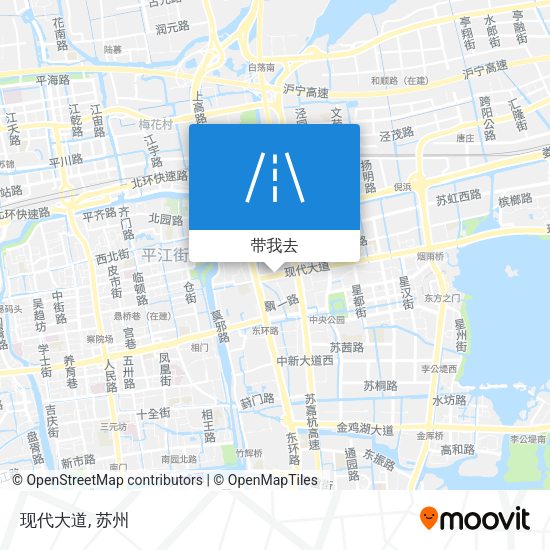 现代大道地图