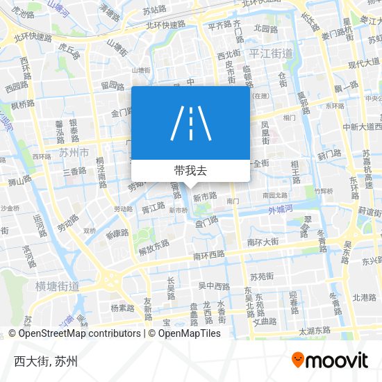 西大街地图