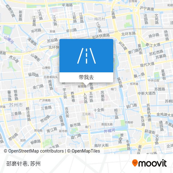 邵磨针巷地图
