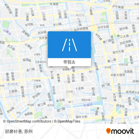 邵磨针巷地图