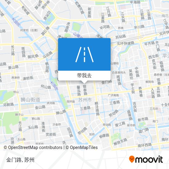 金门路地图