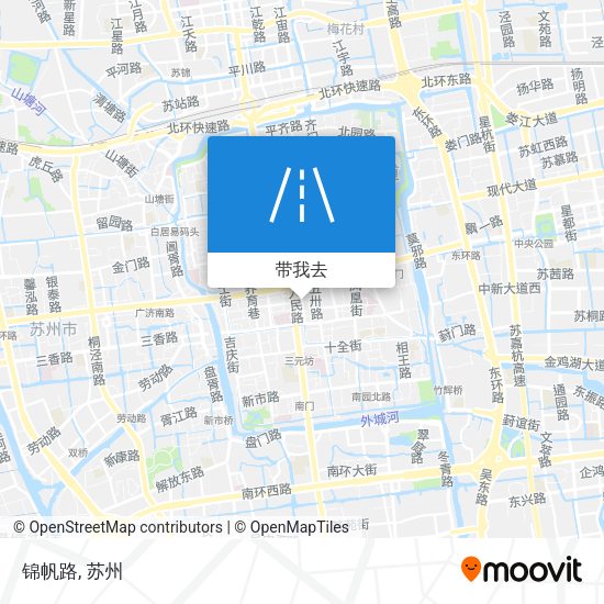 锦帆路地图