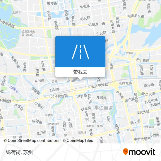 锦荷街地图
