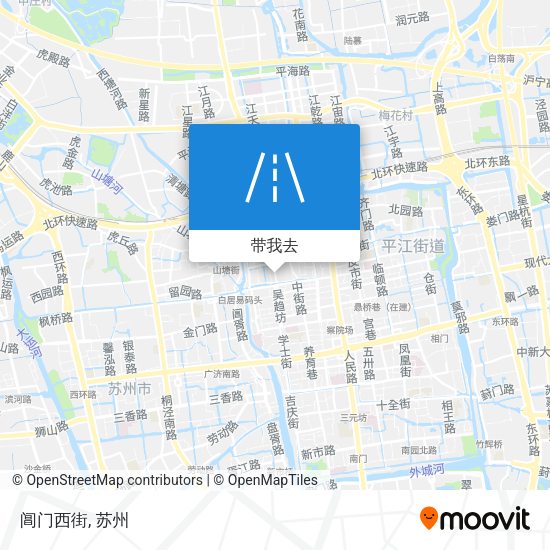 阊门西街地图