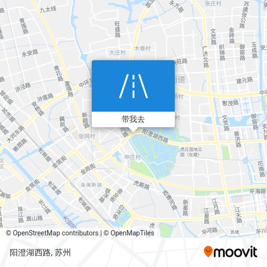 阳澄湖西路地图
