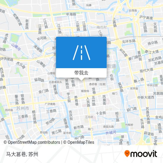 马大篡巷地图