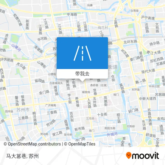 马大篡巷地图