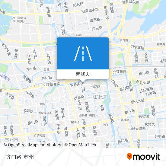 齐门路地图