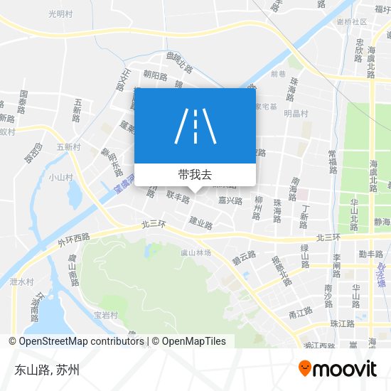 东山路地图