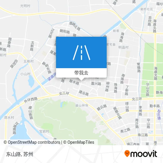 东山路地图