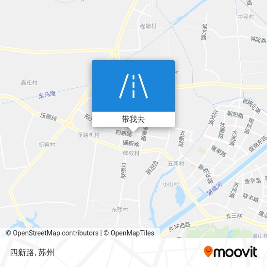 四新路地图