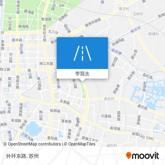 外环东路地图