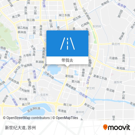 新世纪大道地图