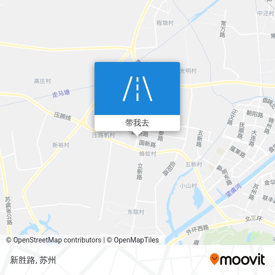 新胜路地图