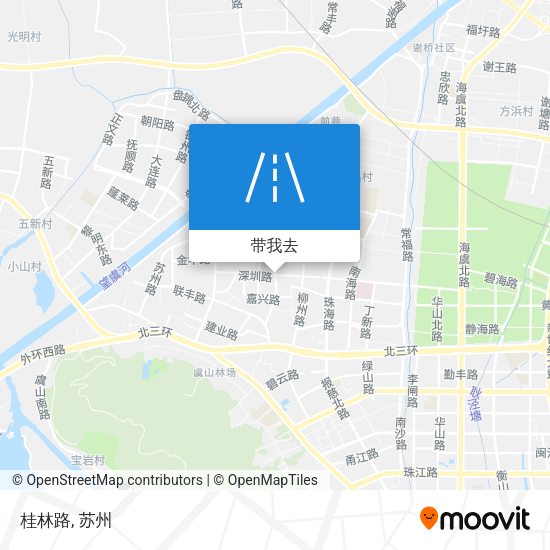 桂林路地图