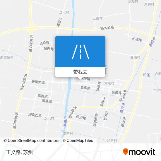 正义路地图