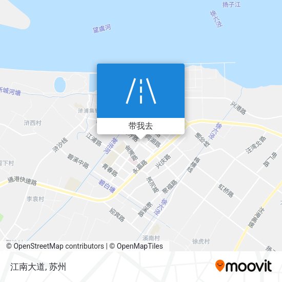 江南大道地图