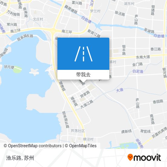 渔乐路地图