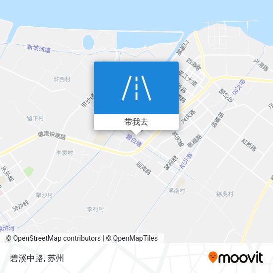 碧溪中路地图