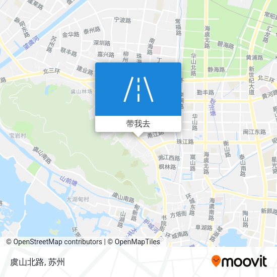 虞山北路地图