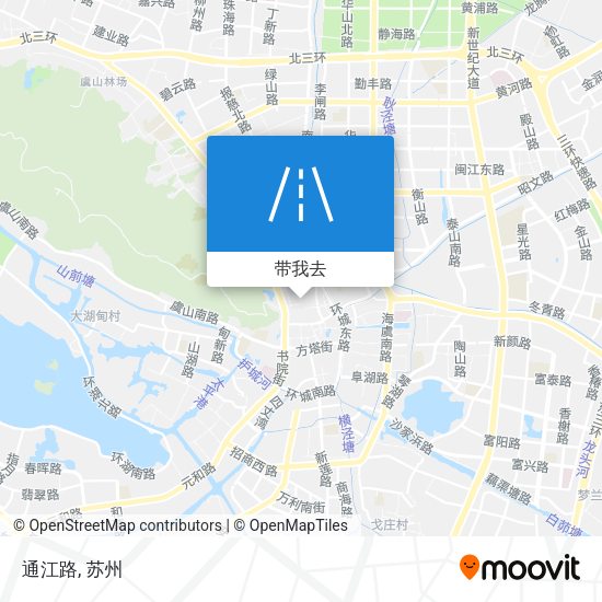 通江路地图