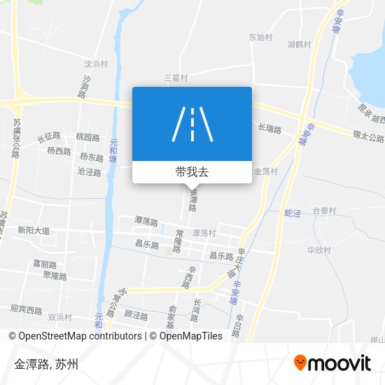 金潭路地图