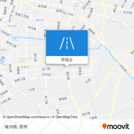 银河路地图