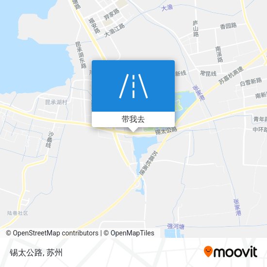 锡太公路地图
