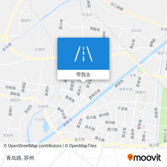 青岛路地图