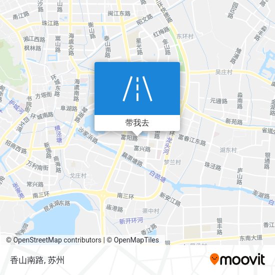 香山南路地图