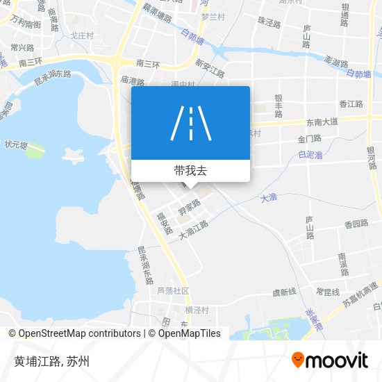 黄埔江路地图