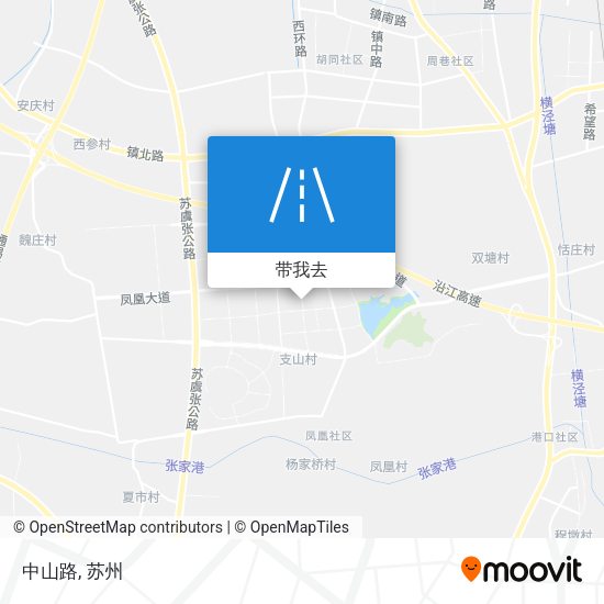 中山路地图