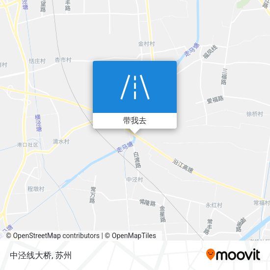 中泾线大桥地图
