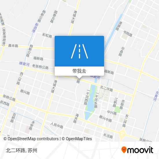 北二环路地图