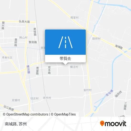 南城路地图