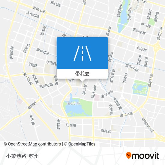 小菜巷路地图