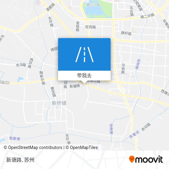 新塘路地图