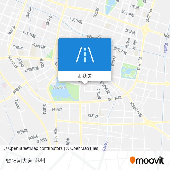 暨阳湖大道地图