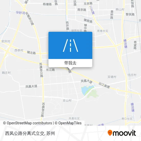西凤公路分离式立交地图