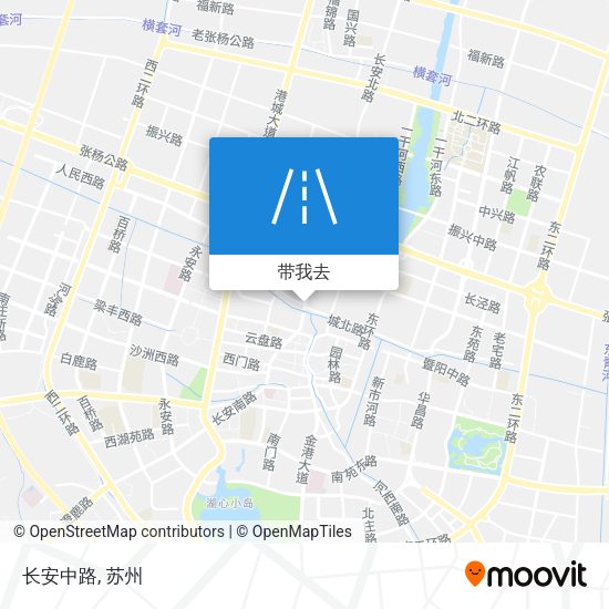 长安中路地图