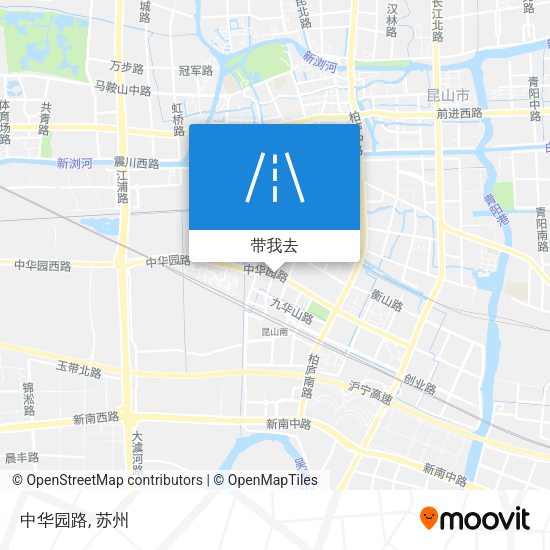 中华园路地图